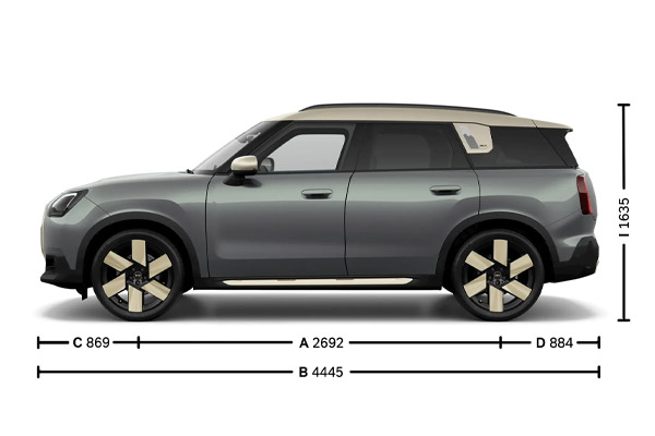 Medidas MINI Countryman E
